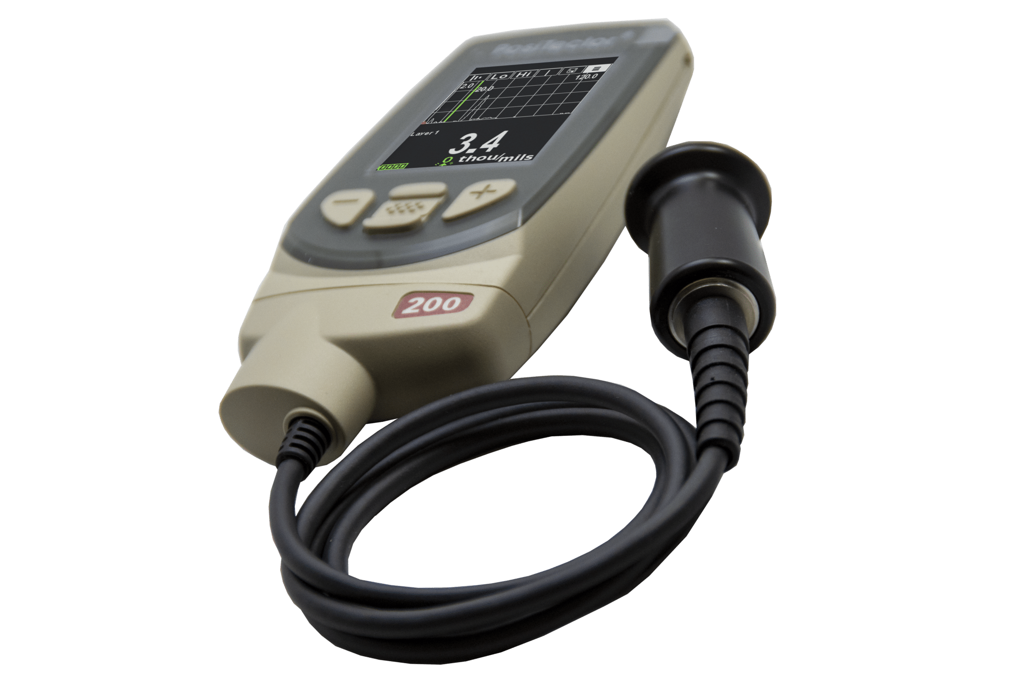 PosiTector 200 Ultrasonic Coating Thickness Gauge