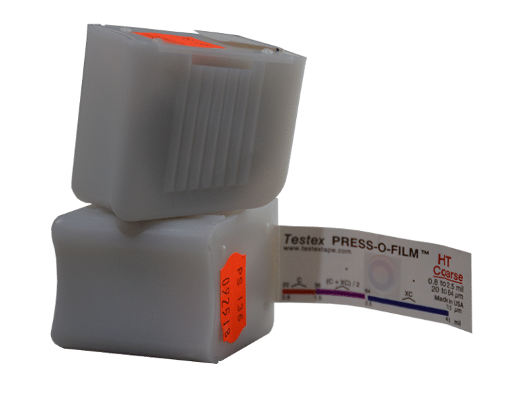 Testex PressOFilm Replica Tape Legacy Roll Surface Profile KTA Gage