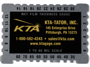 Aluminum Wet Film Thickness Gage