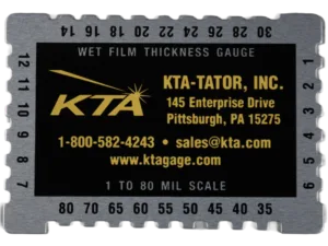 Aluminum Wet Film Thickness Gage