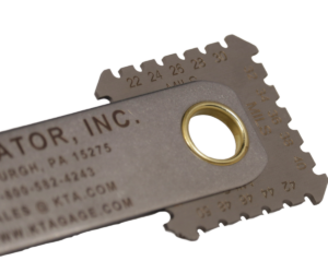 KTA Tator WFT Head 1 KTA-Tator Certified Stainless Steel Wet Film Thickness Gauge - Image 3