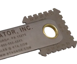 KTA-Tator Certified Stainless Steel Wet Film Thickness Gauge - Image 3