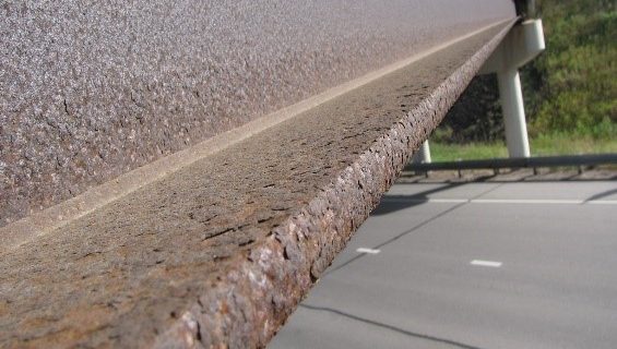 surface profile measurement rough pitted steel