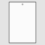 Leneta Form WDX Plain White Card