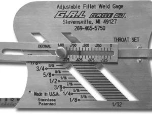 G.A.L. Adjustable Fillet Weld Gauge