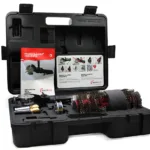 MontiPower© Bristle Blaster Pneumatic Tool Kit with Stainless Steel Belts (5)